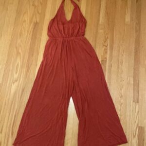 Old Navy Halter Jumpsuit in Rust